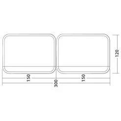Outwell Air Scalable 150 Windscreen -Outdoor Camping outwell air scalable 150 windscreen 4