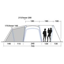 Outwell Airville 6SA Tent -Outdoor Camping outwell airville 6sa tent 15
