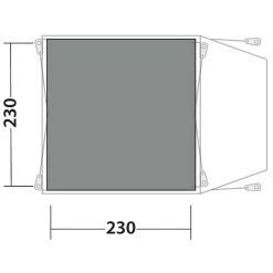 Outwell Beachcrest Flat Woven Carpet -Outdoor Camping outwell beachcrest flat woven carpet 2