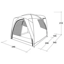 Outwell Beachcrest Van Tent -Outdoor Camping outwell beachcrest van tent 19