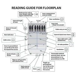 Outwell Blossburg 380 Air Caravan Tent -Outdoor Camping outwell blossburg 380 air caravan tent 8