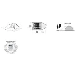 Outwell Cloud 3 Tent 11 Outwell Cloud 3 Tent -Outdoor Camping outwell cloud 3 tent 5