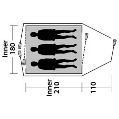 Outwell Cloud 3P Tent 22 Outwell Cloud 3P Tent -Outdoor Camping outwell cloud 3p tent 10