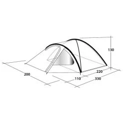 Outwell Cloud 3P Tent 21 Outwell Cloud 3P Tent -Outdoor Camping outwell cloud 3p tent 9