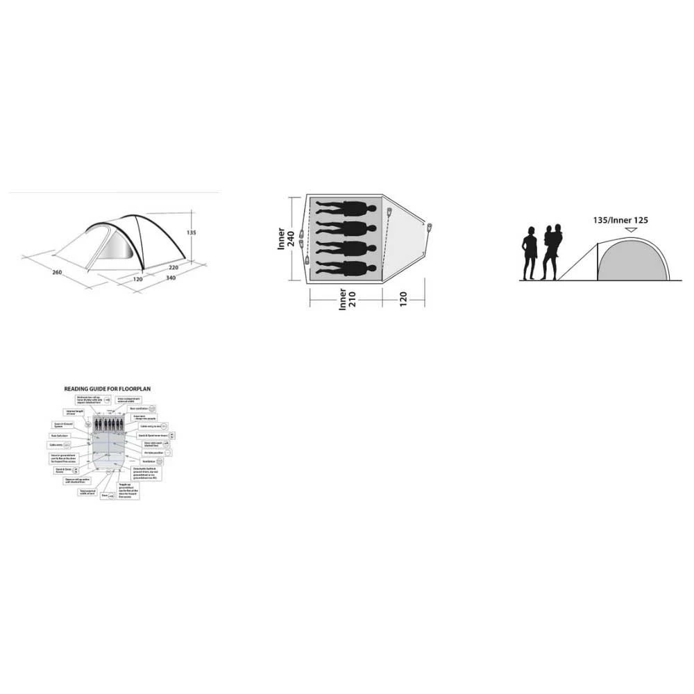 Outwell Cloud 4 Tent 6 Outwell Cloud 4 Tent - Image 6