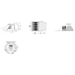 Outwell Cloud 5 Plus Tent 13 Outwell Cloud 5 Plus Tent -Outdoor Camping outwell cloud 5 plus tent 6