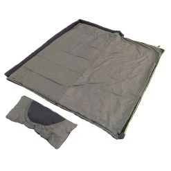 Outwell Contour Lux - Synthetic Sleeping Bag -Outdoor Camping outwell contour lux synthetic sleeping bag bf detail 3