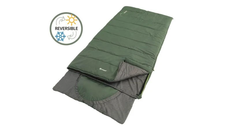 Outwell Contour Lux XL Green Sleeping Bag 1 Outwell Contour Lux XL Green Sleeping Bag