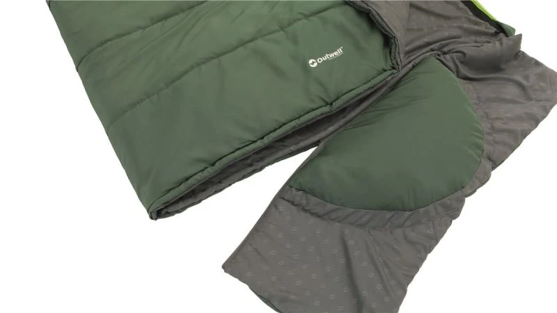 Outwell Contour Lux XL Green Sleeping Bag 5 Outwell Contour Lux XL Green Sleeping Bag - Image 5
