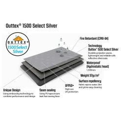 Outwell Event Lounge XL Side Wall 2-Pack - Tent Extension -Outdoor Camping outwell event lounge xl side wall 2 pack tent extension detail 5