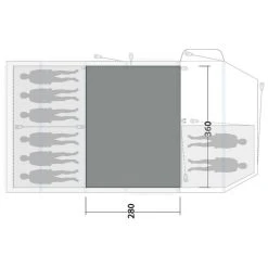 Outwell Flat Woven Knightdale 8PA 5 Outwell Flat Woven Knightdale 8PA -Outdoor Camping outwell flat woven knightdale 8pa 2