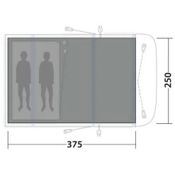 Outwell Flat Woven Wolfburg 380 -Outdoor Camping outwell flat woven wolfburg 380 2