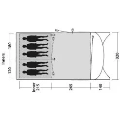 Outwell Greenwood 5 Tent -Outdoor Camping outwell greenwood 5 tent 11