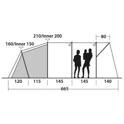 Outwell Greenwood 6 Tent -Outdoor Camping outwell greenwood 6 tent 12