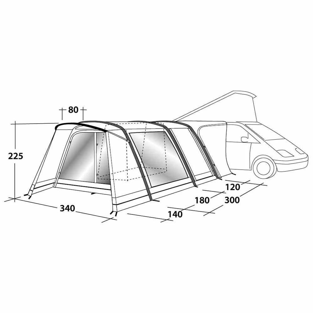 Outwell Inner Scenic Road 300SA 2P 3 Outwell Inner Scenic Road 300SA 2P - Image 3