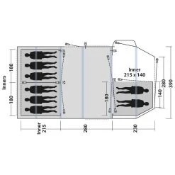 Outwell Knightdale 8PA -Outdoor Camping outwell knightdale 8pa 11