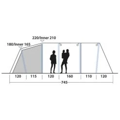 Outwell Knightdale 8PA -Outdoor Camping outwell knightdale 8pa 12
