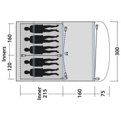 Outwell Lindale 5PA Tent -Outdoor Camping outwell lindale 5pa tent 9