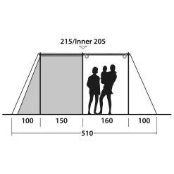 Outwell Nevada 5P Tent -Outdoor Camping outwell nevada 5p tent 8