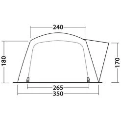 Outwell Nevada 5P Tent -Outdoor Camping outwell nevada 5p tent 9