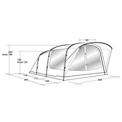 Outwell Oakwood 5 -Outdoor Camping outwell oakwood 5 10