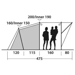 Outwell Oakwood 5 -Outdoor Camping outwell oakwood 5 12