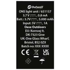 Outwell ONS Light Unit Set - LED Light -Outdoor Camping outwell ons light unit set led light detail 6