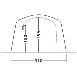 Outwell Parkdale 4PA -Outdoor Camping outwell parkdale 4pa 12
